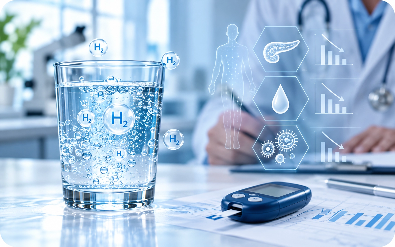 Electrolyzed hydrogen-rich water for oxidative stress suppression and improvement of insulin resistance: a multicenter prospective double-blind randomized control trial