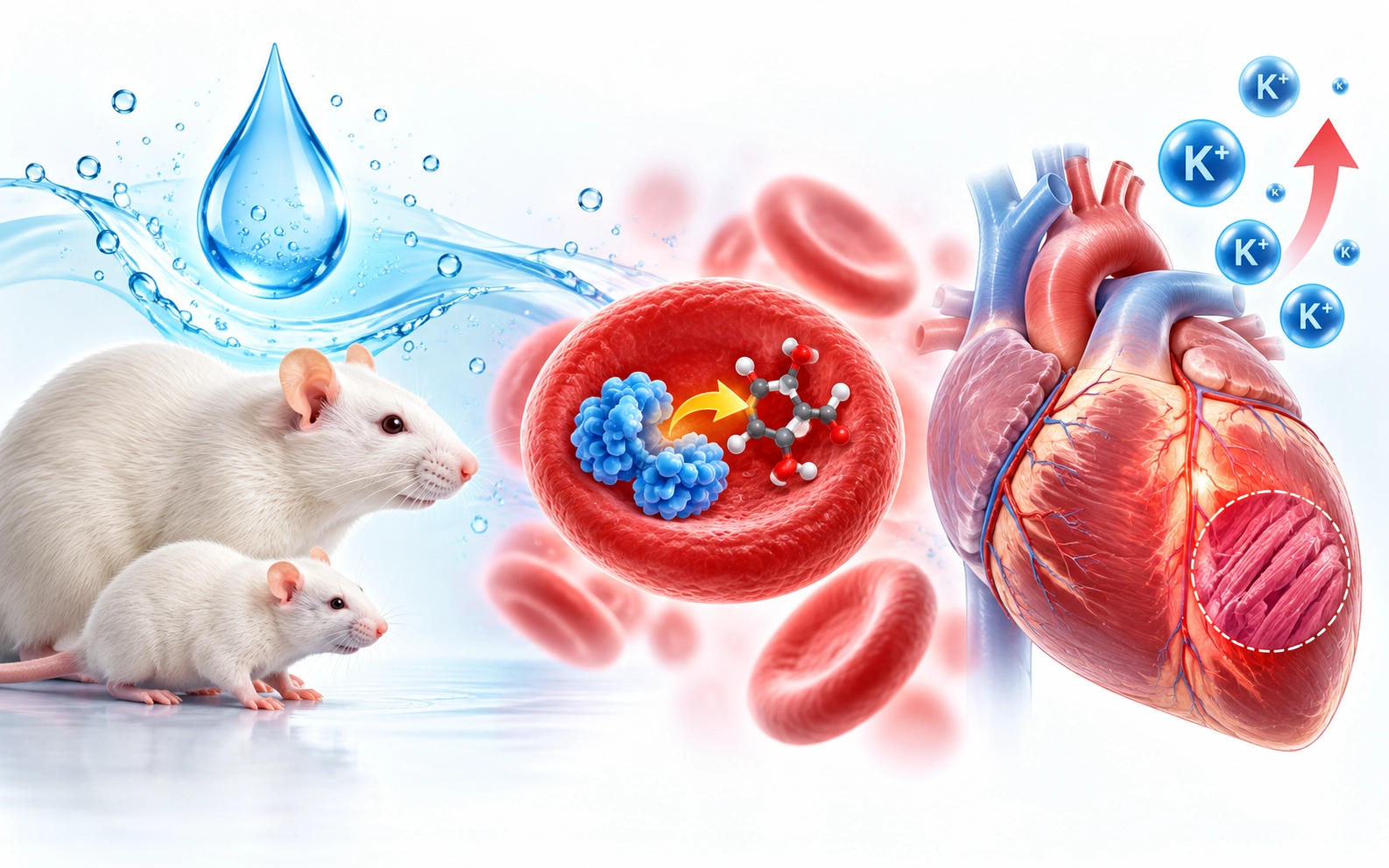 Influence of alkaline ionized water on rat erythrocyte hexokinase activity and myocardium