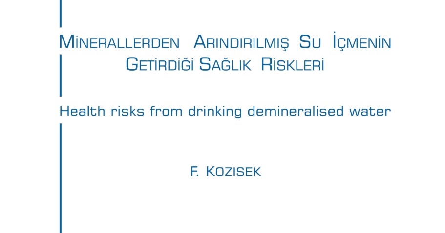 Demineralize Su İçmenin Sağlık Riskleri