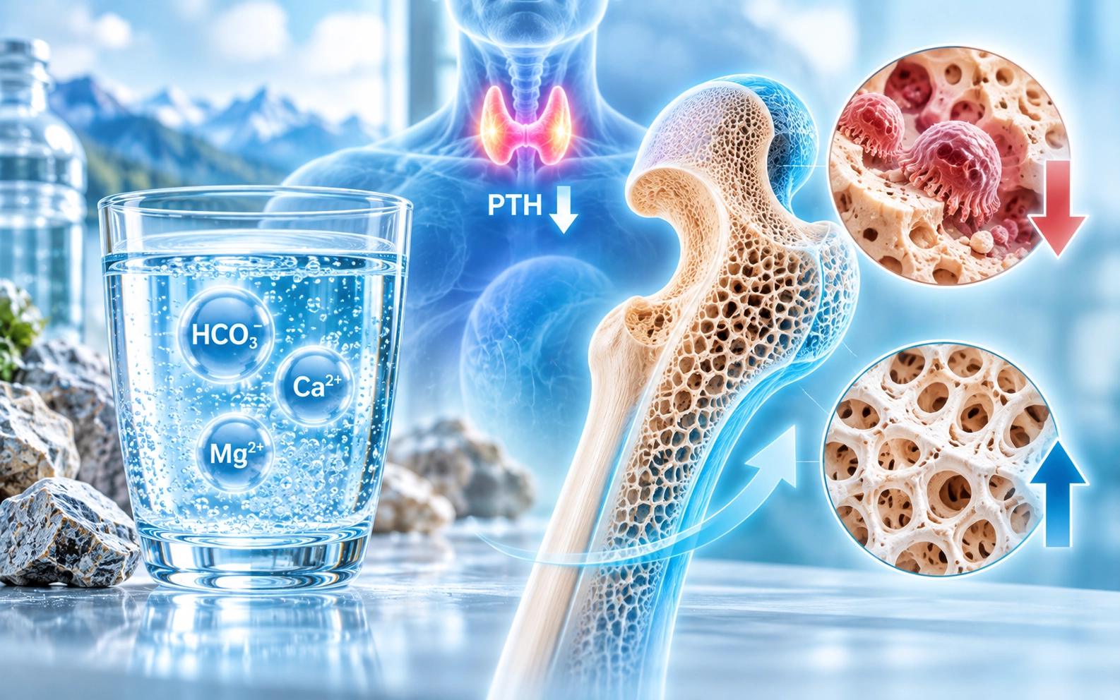 The effect of the alkali load of mineral water on bone metabolism: interventional studies