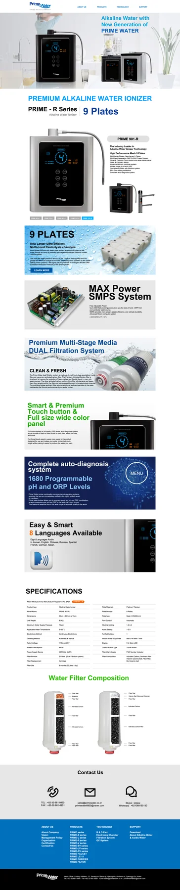 Prime Water 901 R Alkali Su İyonizeri